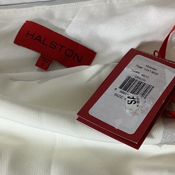 HALSTON
NEVEAN CAFTAIN IN FOIL CREPE - Picture 15 of 16